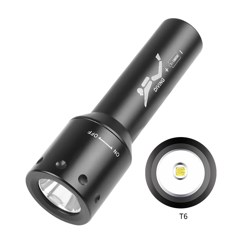 Light Switch - Nouvelle lampe de plongée LED T6