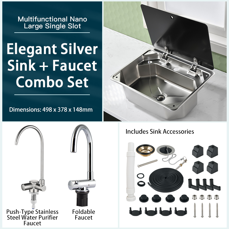 Évier de cuisine en acier inox - Faucet avis et prix