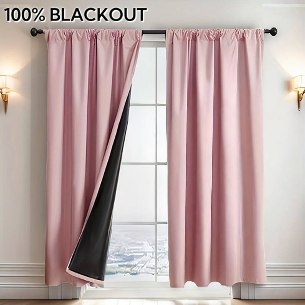 1 rideau occultant à 100 % ave - Curtain Rods avis et prix