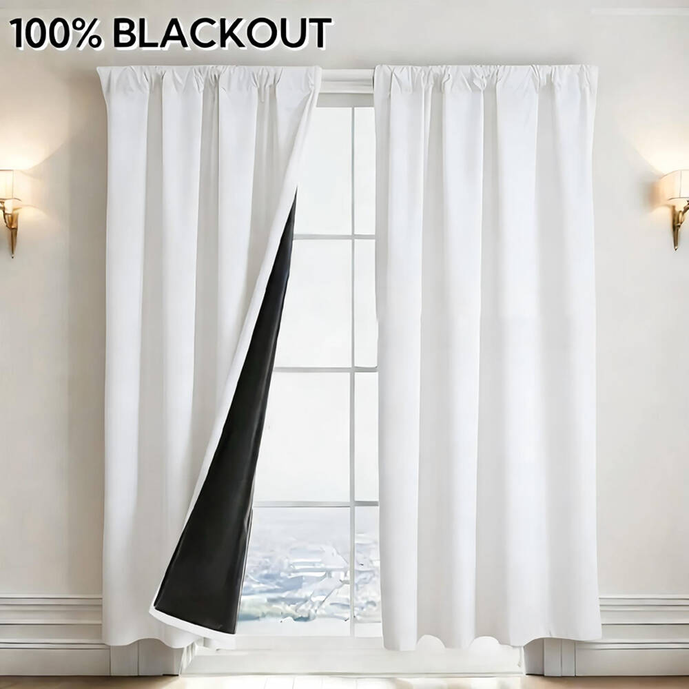 1 rideau occultant à 100 % ave - Curtain Rods avis et prix