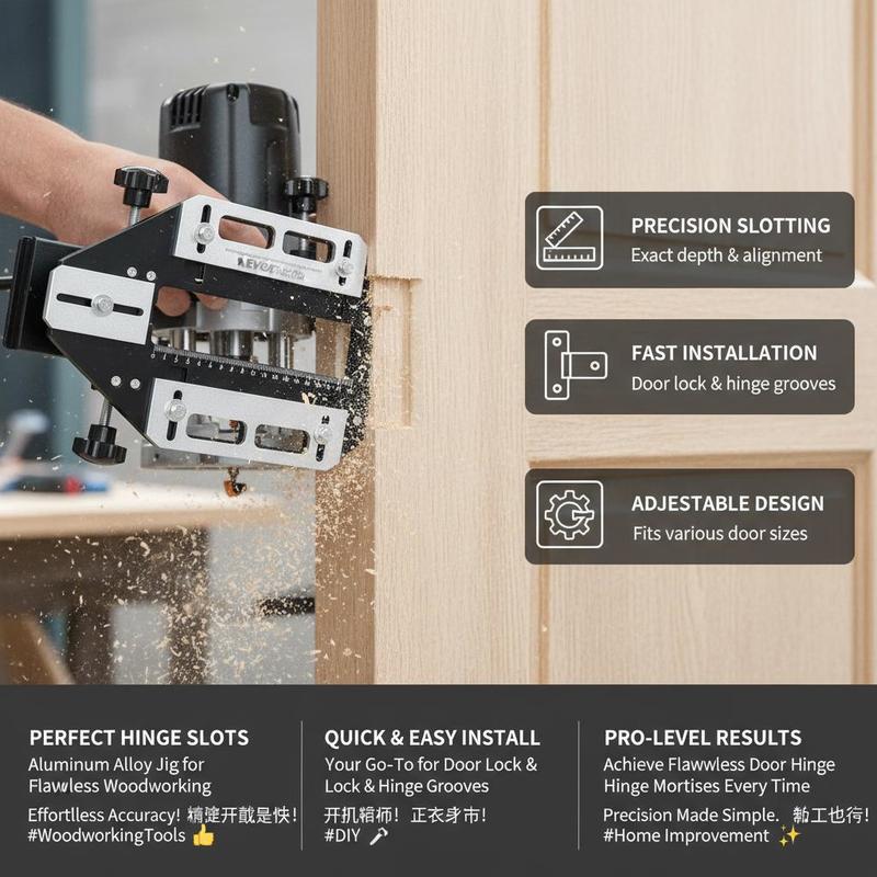 Gabarit de mortaise en alliage - Cabinet Hinges avis et prix