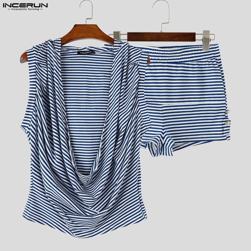 INCERUN Ensembles Rayés Homme  - Wallpaper avis et prix