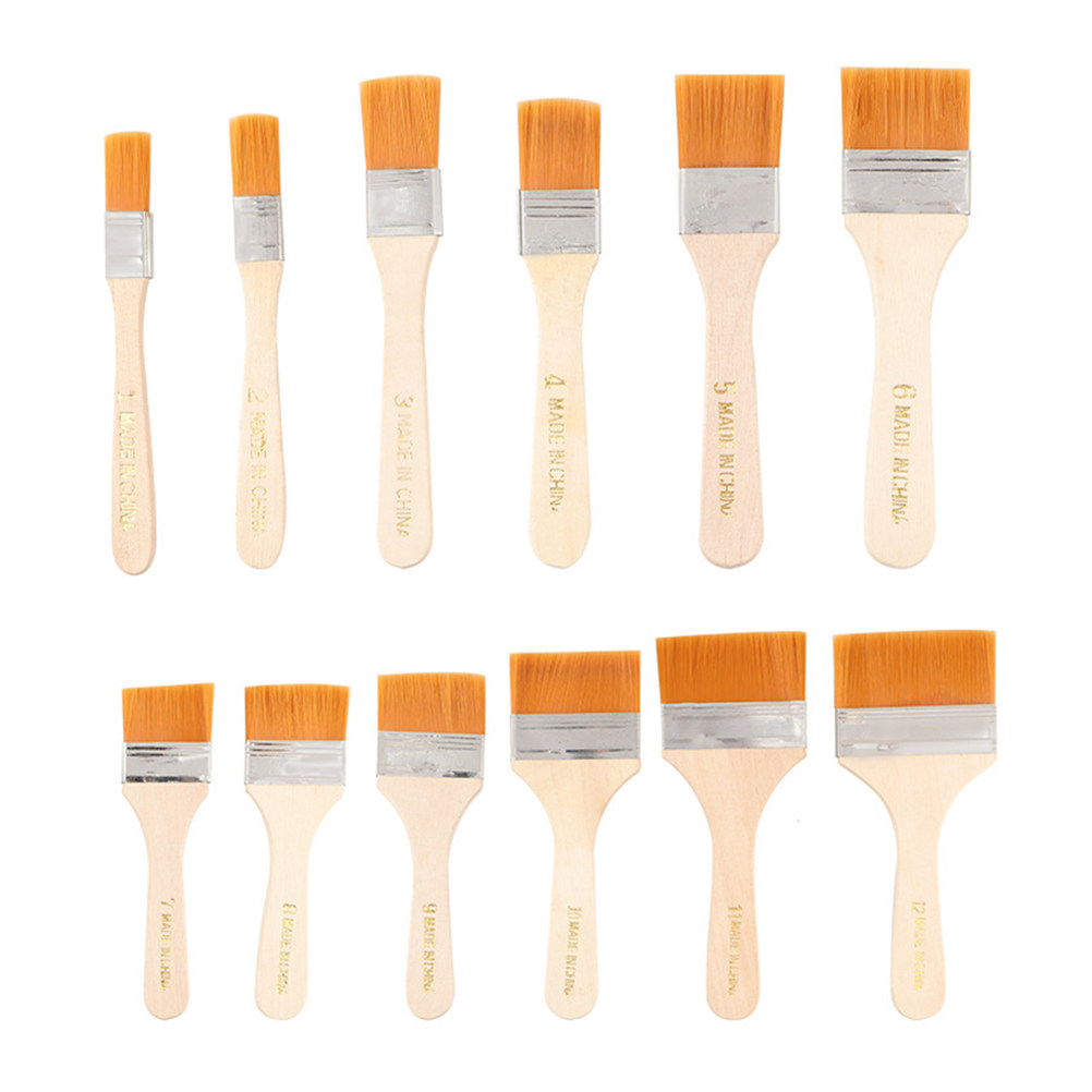 Ensemble de 12 pinceaux plats  - Home Improvement Fence avis et prix