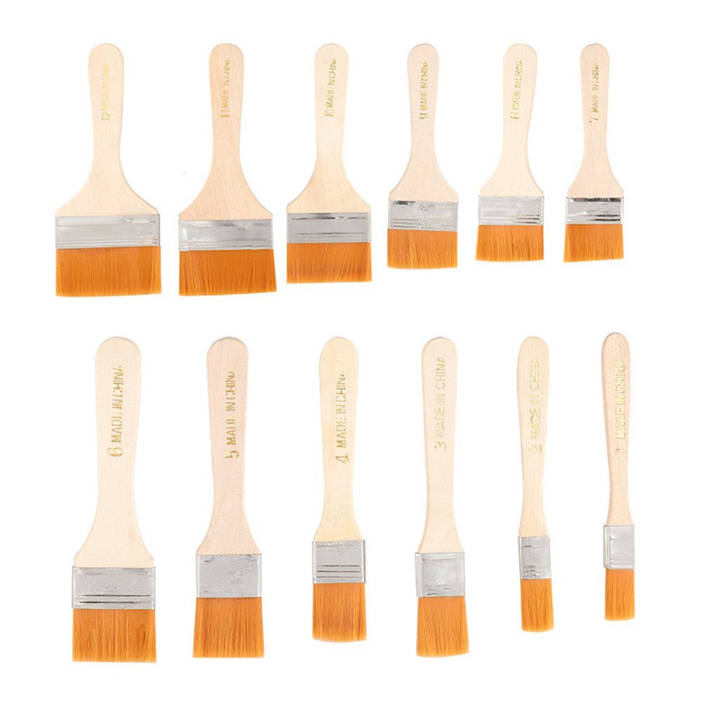 Ensemble de 12 pinceaux plats  - Home Improvement Fence avis et prix
