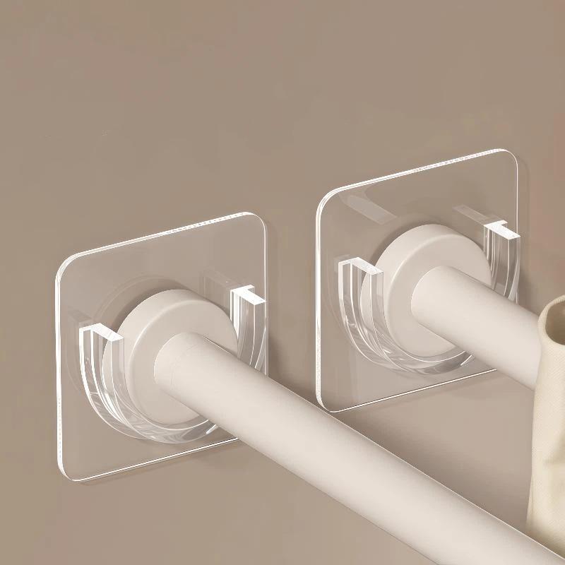 4 supports adhésifs transparen - Curtain Rods avis et prix