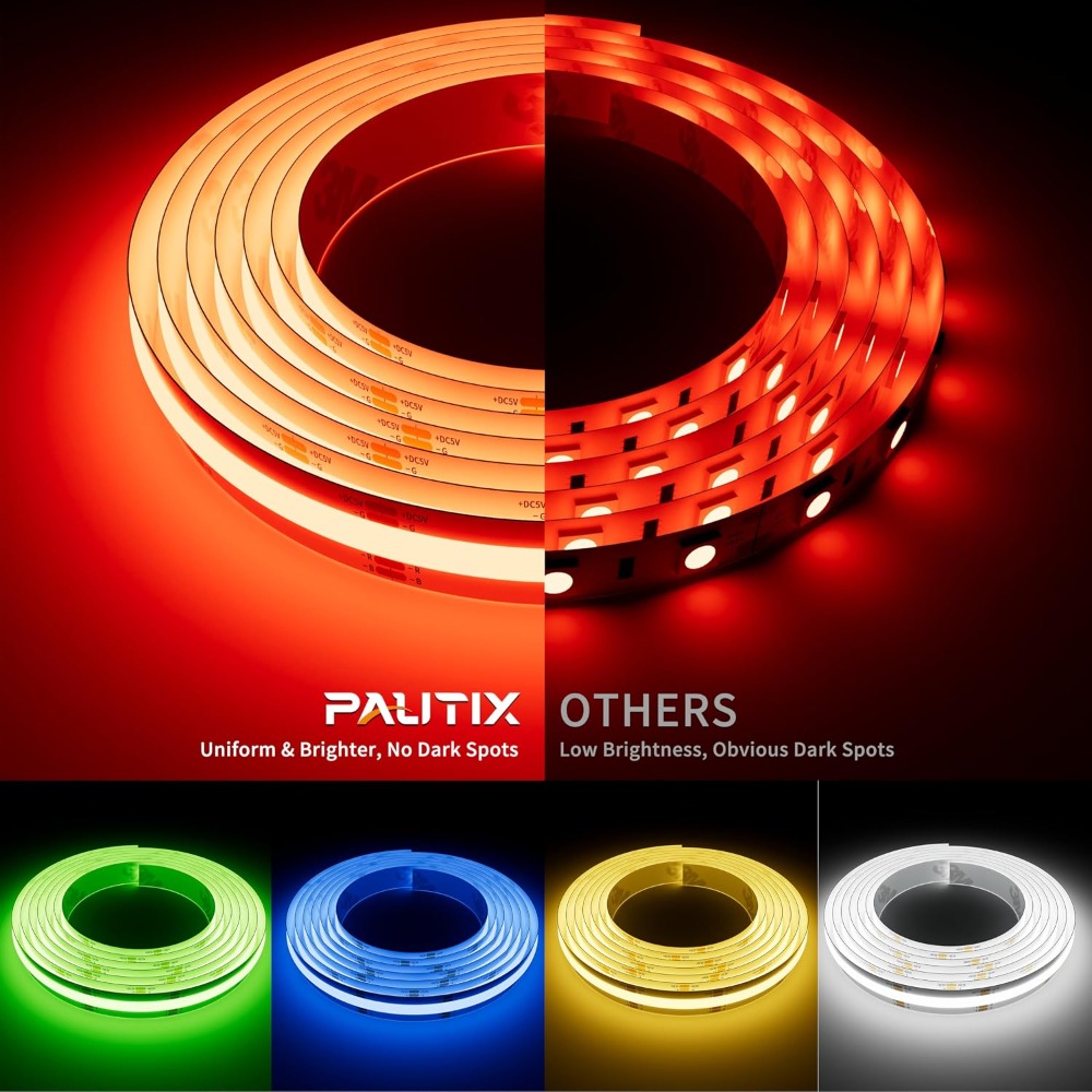 Bande lumineuse LED COB RGB US - Led Strip Lights avis et prix