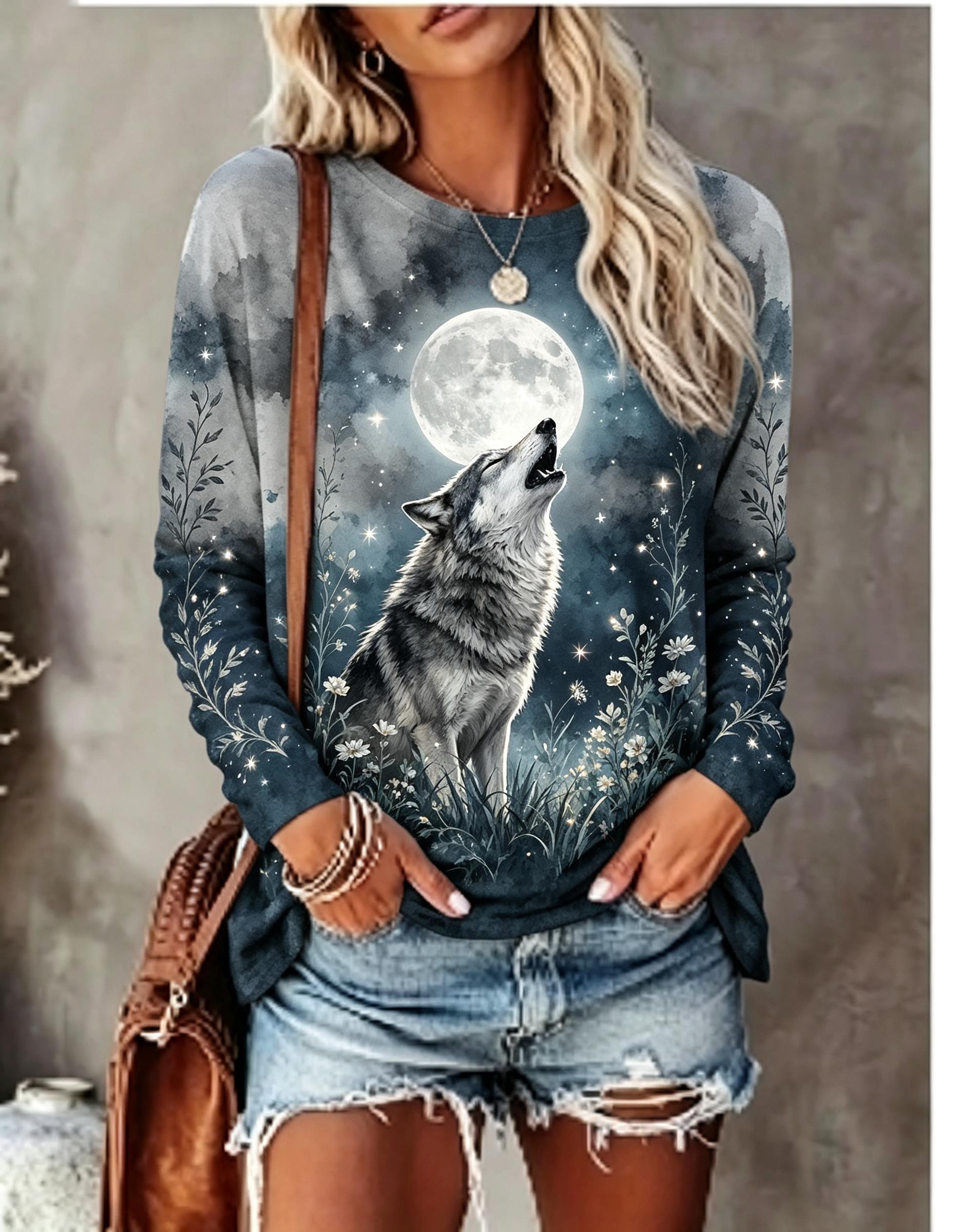 T-shirt à manches longues pour - Wallpaper avis et prix