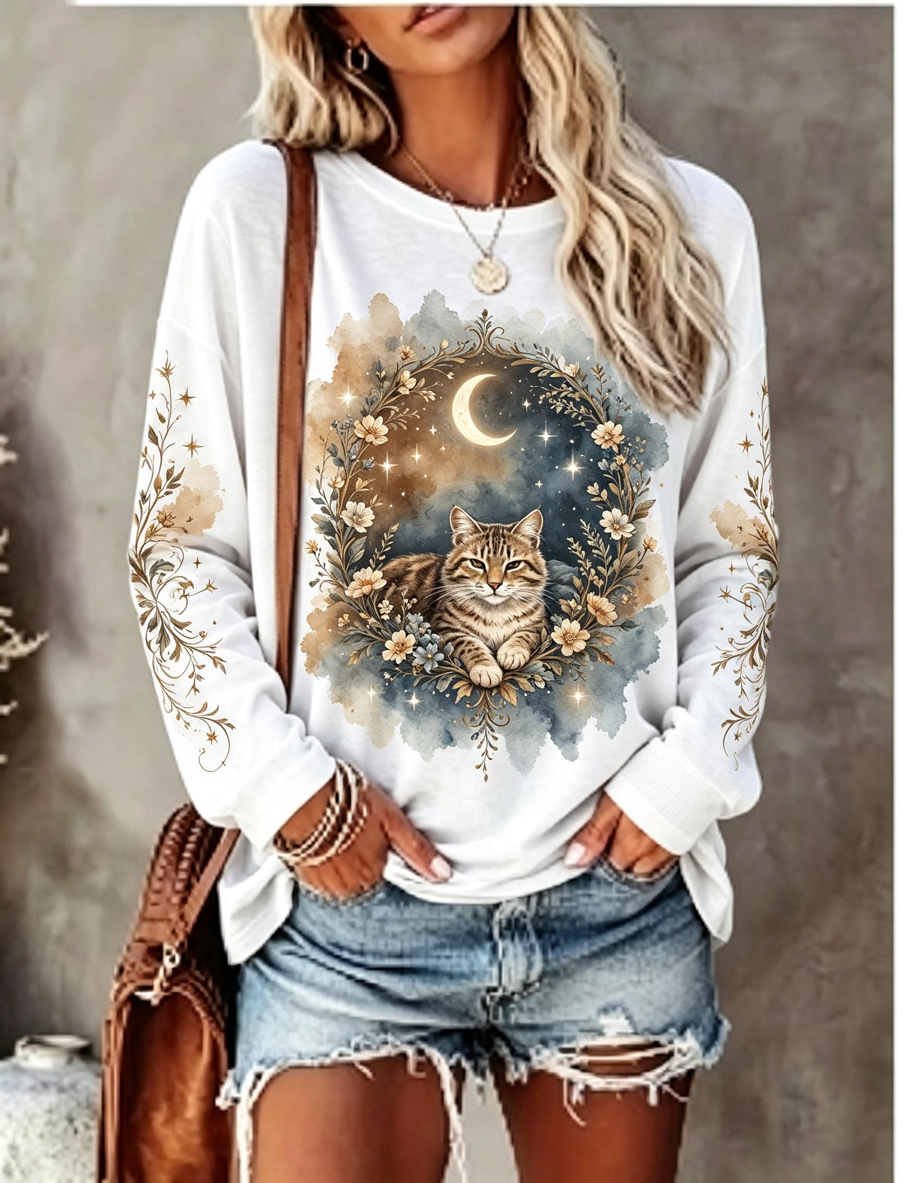 T-shirt à manches longues pour - Wallpaper avis et prix