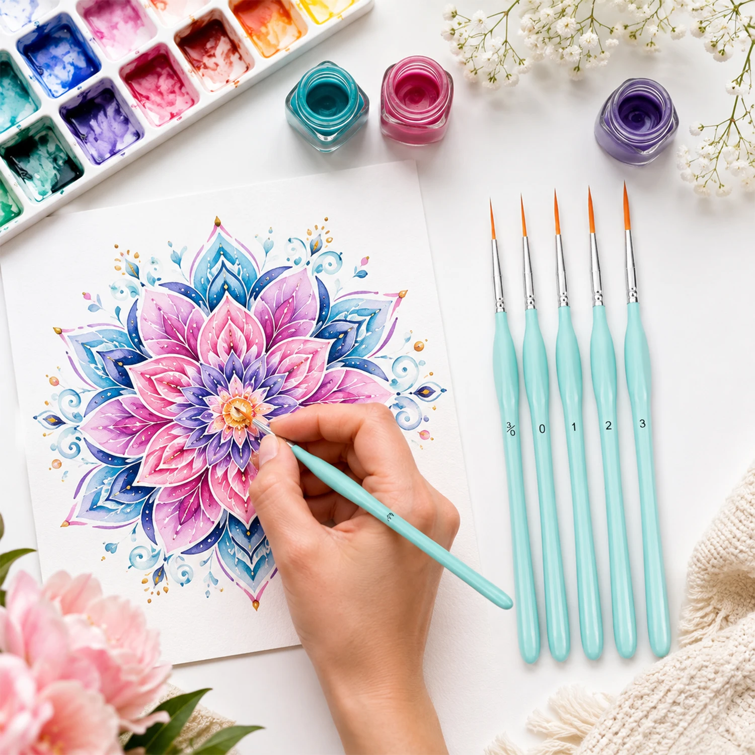 Ensemble de 6 pinceaux de pein - Paint Brush avis et prix