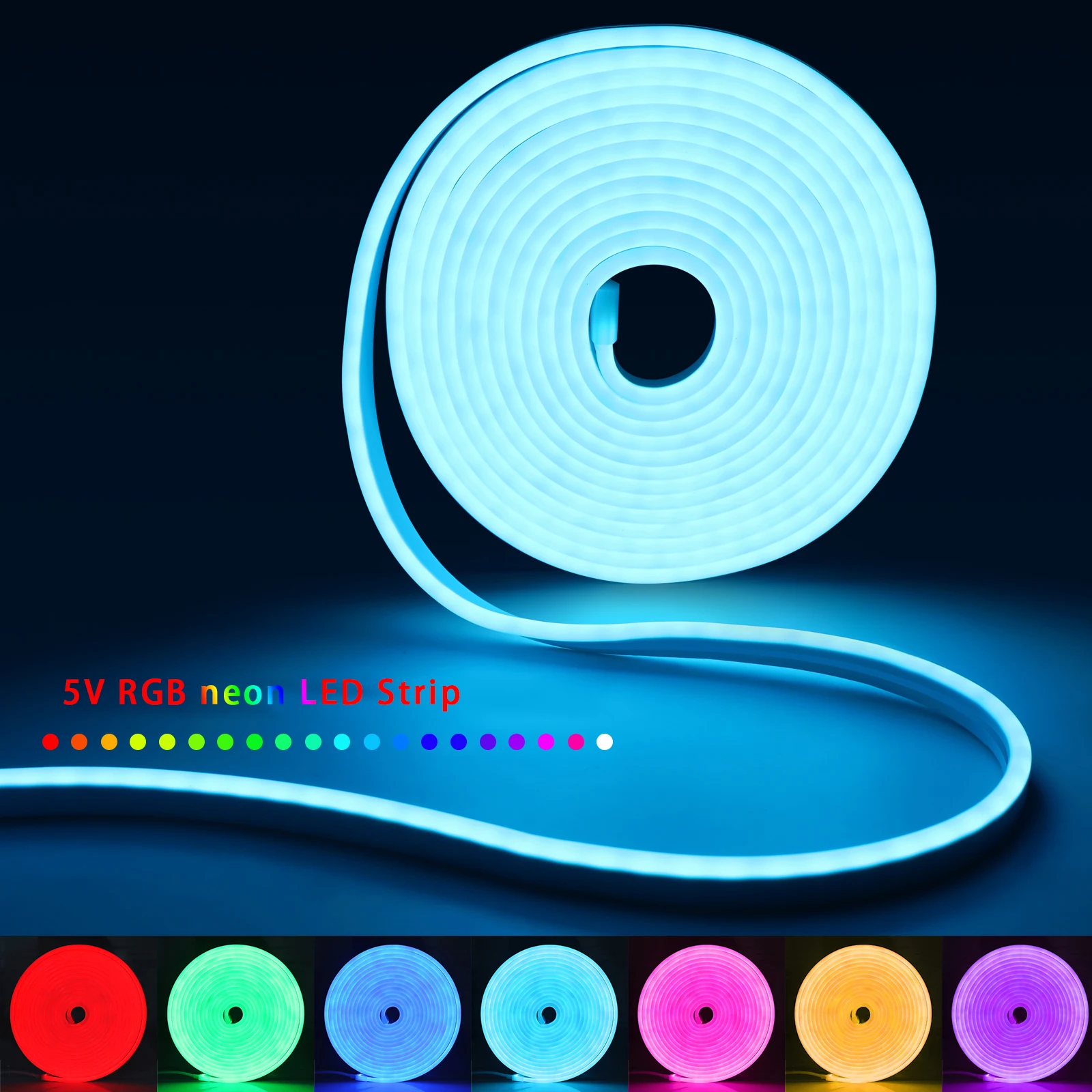 Bande lumineuse LED néon RGB,  - Led Strip Lights avis et prix